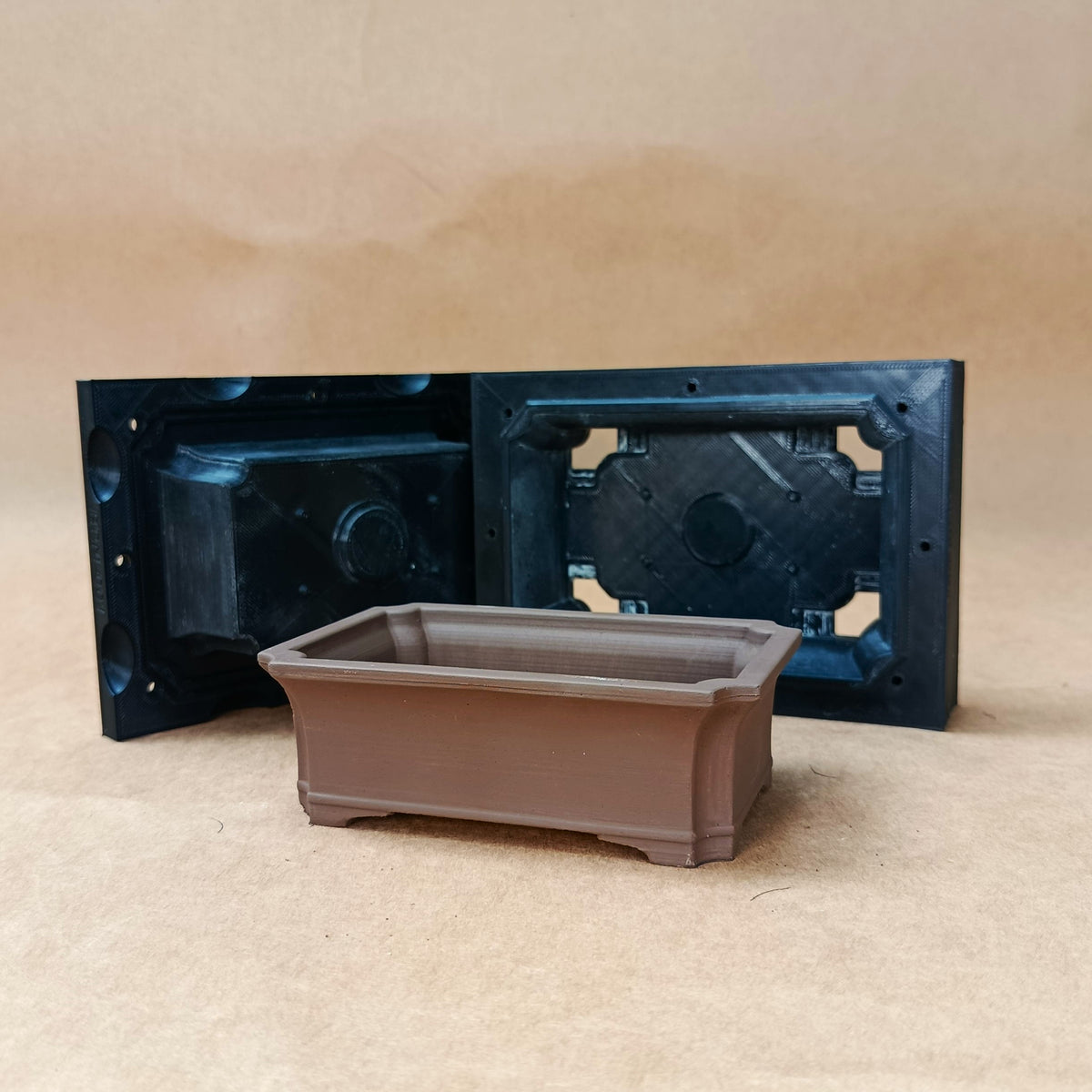 Bonsai Pot Mold for Concrete & Cement – Design 001-Mini Deep
