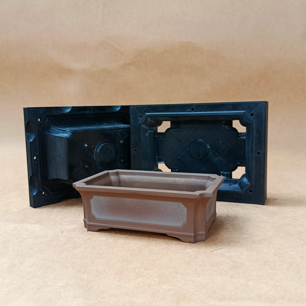 Bonsai Pot Mold for Concrete & Cement – Design 001-Mini Deep