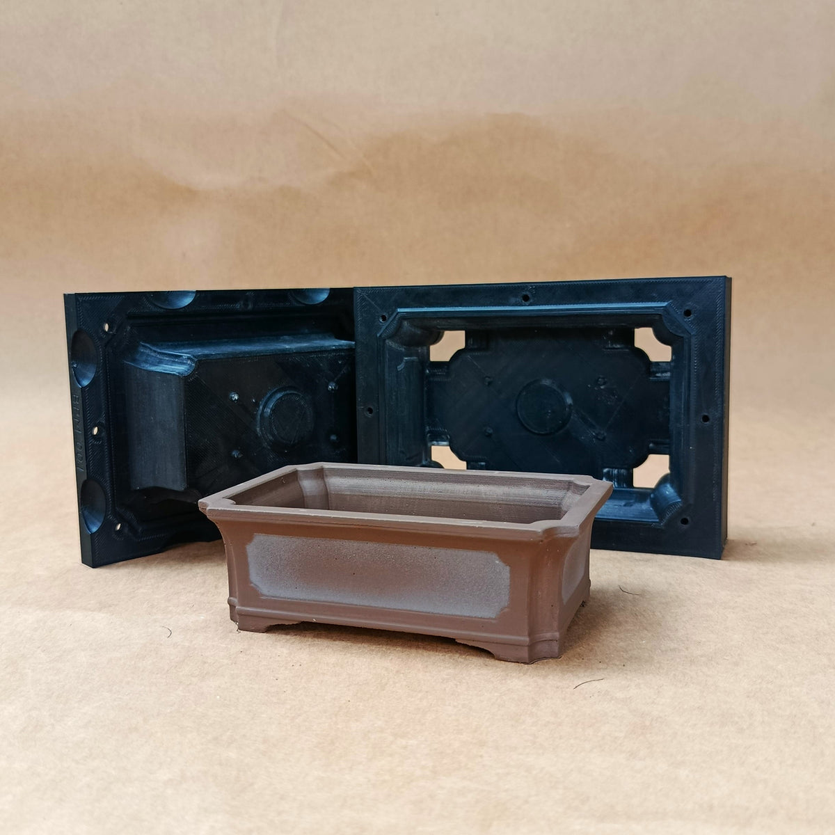 Bonsai Pot Mold for Concrete & Cement – Design 001-Mini Deep