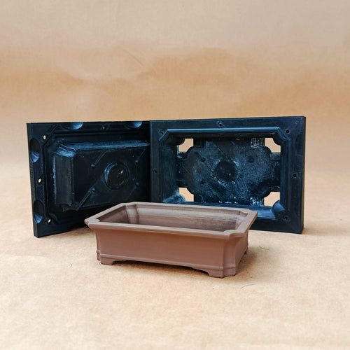Bonsai Pot Mold for Concrete & Cement – Design 001-Mini Shallow